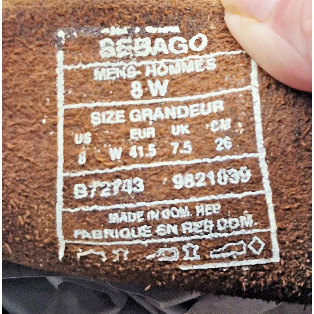 Sebago Docksides Men's Brown Leather Boat Shoes Size 8W 2 Eye Nautical Loafers